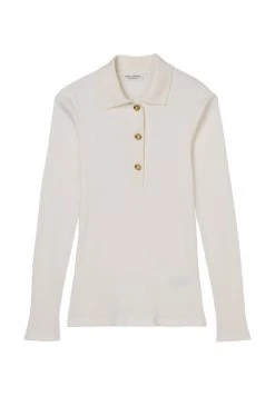 Marc O'Polo RIPP-LONGLSEEVE - Poloshirt - White Cotton | Damen 5 Marc O'Polo RIPP-LONGLSEEVE - Poloshirt - White Cotton | Damen -Marc O'Polo Verkäufe e8c3457264034f9ea34415ca0c4cbef9