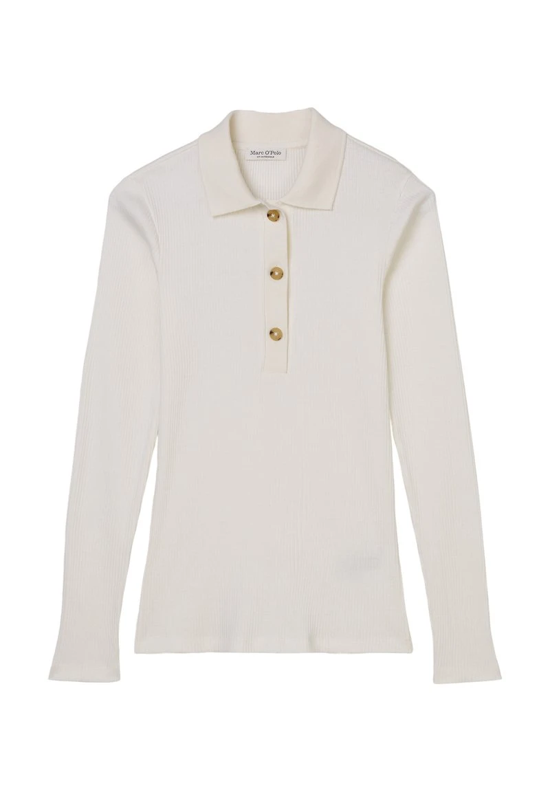 RIPP-LONGLSEEVE - Poloshirt - white cotton Marc O'Polo RIPP-LONGLSEEVE - Poloshirt - White Cotton | Damen -Marc O'Polo Verkäufe e8c3457264034f9ea34415ca0c4cbef9