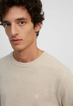 Marc O'Polo HOCHWERTIGER MIX - Strickpullover - Linen White | Herren -Marc O'Polo Verkäufe e94038727eb8495c8393cf56722cb03f