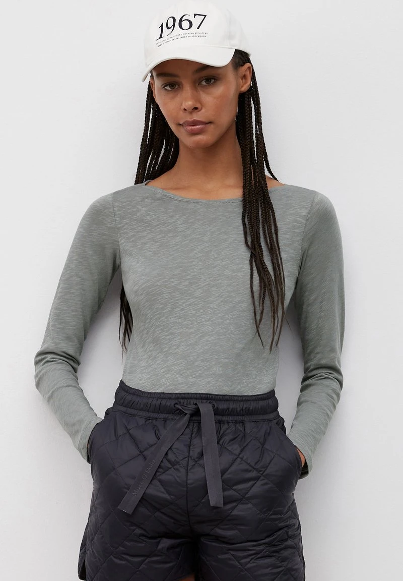Marc O'Polo Langarmshirt - Clay Grey | Damen 1 Marc O'Polo Langarmshirt - Clay Grey | Damen