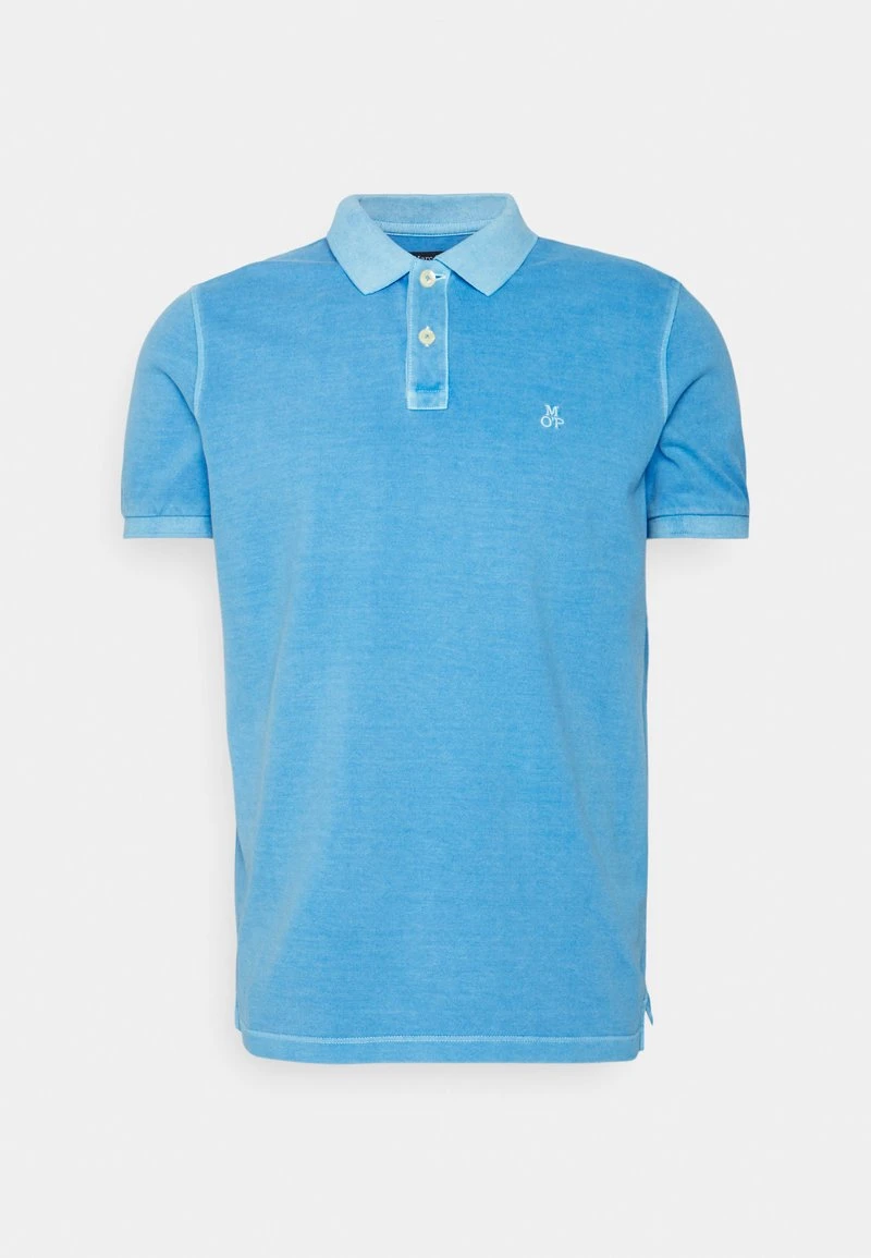 Marc O'Polo SHORT SLEEVE RIB DETAILS SLITS AT HEM - Poloshirt - Azure Blue | Herren 4 Marc O'Polo SHORT SLEEVE RIB DETAILS SLITS AT HEM - Poloshirt - Azure Blue | Herren – Bild 4