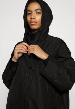 Marc O'Polo COAT DRAWSTRING WAIST - Regenjacke / Wasserabweisende Jacke - Black | Damen -Marc O'Polo Verkäufe ec0740d763744053bc84584cf4dac5c0