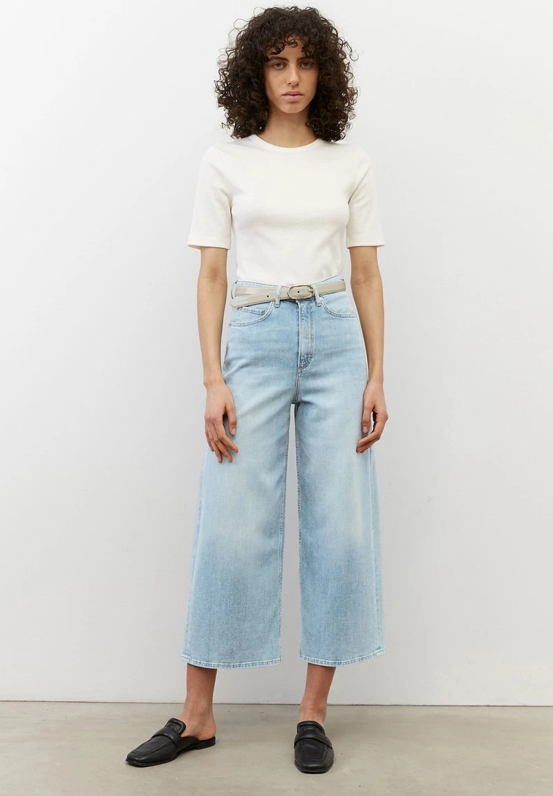 Marc O'Polo T-Shirt Basic - White Cotton | Damen 4 Marc O'Polo T-Shirt Basic - White Cotton | Damen – Bild 4