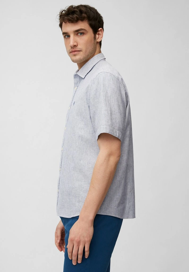 Marc O'Polo Herren Hemd - Multi/white 4 Marc O'Polo Herren Hemd - Multi/white – Bild 4