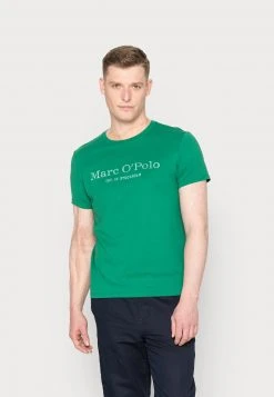 Marc O'Polo SHORT SLEEVE ROUND NECK CLASSIC INSIDE - T-Shirt Print - Mowed Lawn | Herren