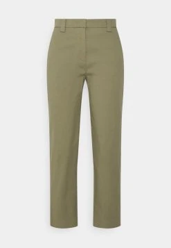 Marc O'Polo Damen PANTS STYLE TAPERED FIT MEDIUM RISE WIDE BELTLOOPS - Stoffhose - Hazy Forest
