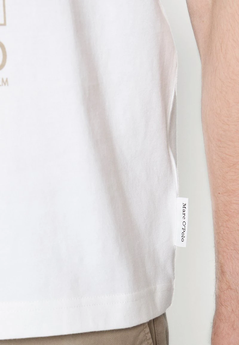 Marc O'Polo T-Shirt Print - Egg White | Herren 4 Marc O'Polo T-Shirt Print - Egg White | Herren – Bild 4