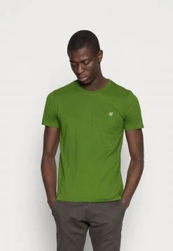 Marc O'Polo SHORT SLEEVE ROUND NECK - T-Shirt Basic - Garden Green | Herren