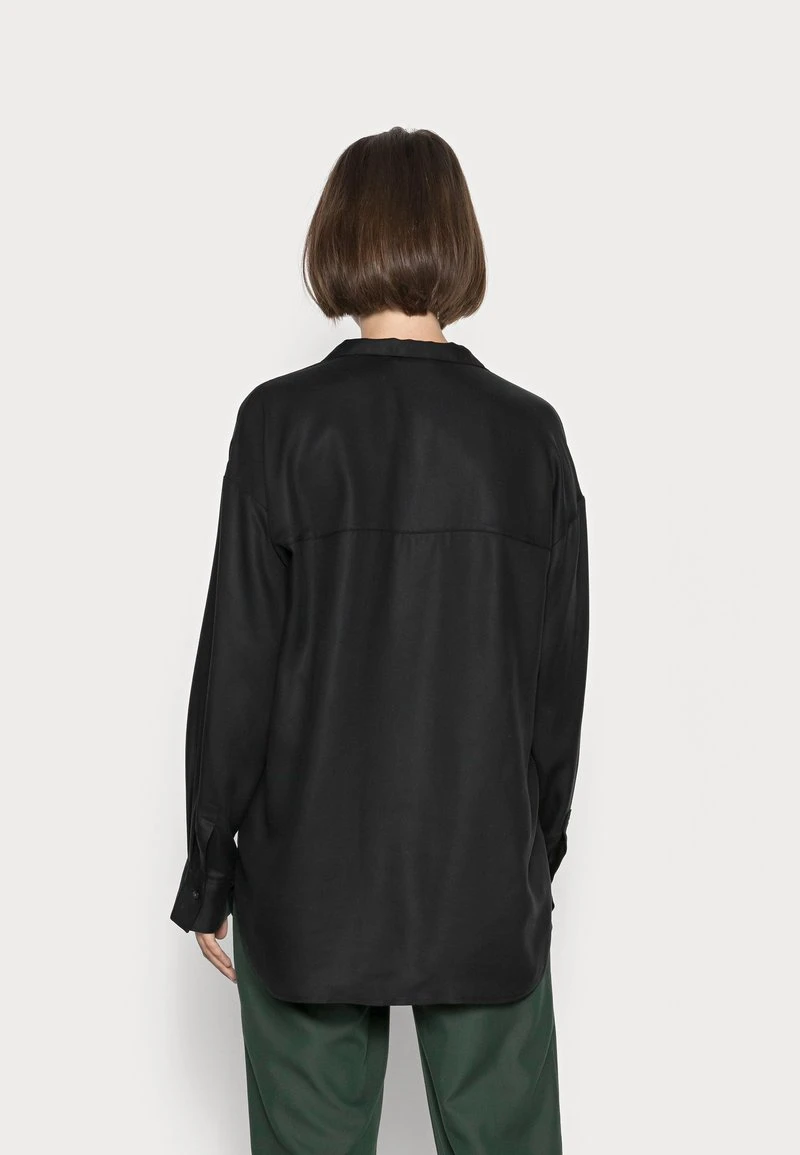 BLOUSE LONG SLEEVE TALL STAND UP COLLAR LONG SHAPE - Bluse - black Marc O'Polo BLOUSE LONG SLEEVE TALL STAND UP COLLAR LONG SHAPE - Bluse - Black | Damen -Marc O'Polo Verkäufe ee1de2d1304d47abad5b19fb974b3cb8