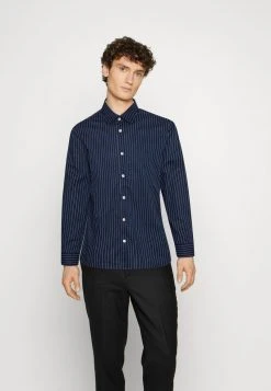 Marc O'Polo KENT COLLAR LONG SLEEVE SHAPED FIT WITHOUT BACKDARTS - Hemd - Multi/dark Navy | Herren