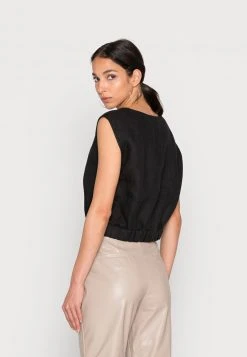 Marc O'Polo SUPER CROPPED ELASTIC TAPE AT WAIST - Bluse - Black | Damen 2 Marc O'Polo SUPER CROPPED ELASTIC TAPE AT WAIST - Bluse - Black | Damen -Marc O'Polo Verkäufe eeaadb7b3c414864a7e215ba0d1f6fe3