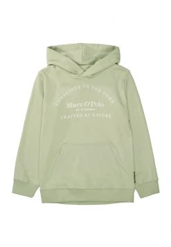 Marc O'Polo MIT LABEL PRINT - Kapuzenpullover - Pistachio Gray | Kinder