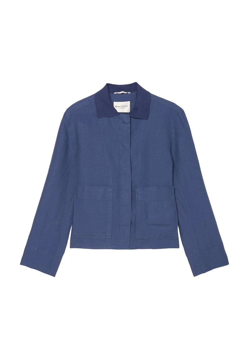 STYLE, HIDDEN PLACKET, ATTACHED POCKETS, COLL - Leichte Jacke - noble blue Marc O'Polo STYLE, HIDDEN PLACKET, ATTACHED POCKETS, COLL - Leichte Jacke - Noble Blue | Damen -Marc O'Polo Verkäufe f192d07177f84d49aea5acb63a72e7b4