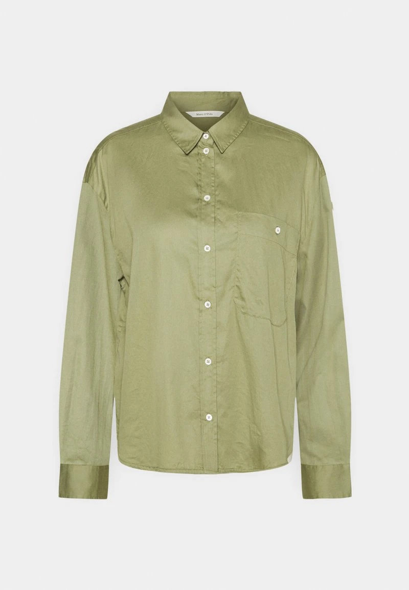 Marc O'Polo Damen LONG SLEEVE - Hemdbluse - Dried Sage 1 Marc O'Polo Damen LONG SLEEVE - Hemdbluse - Dried Sage