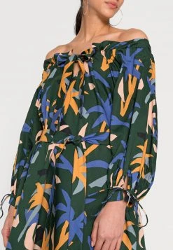 Marc O'Polo DRESS SHORT STYLE NECKLINE GATHERING SLEEVE VOLUMEN - Freizeitkleid - Multi | Damen 4 Marc O'Polo DRESS SHORT STYLE NECKLINE GATHERING SLEEVE VOLUMEN - Freizeitkleid - Multi | Damen -Marc O'Polo Verkäufe f27c360c3c1d4777a98ce9f92a59003d