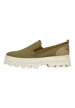 Marc O'Polo AUS LEICHTEM ORGANIC - Slipper - Oliv | Damen