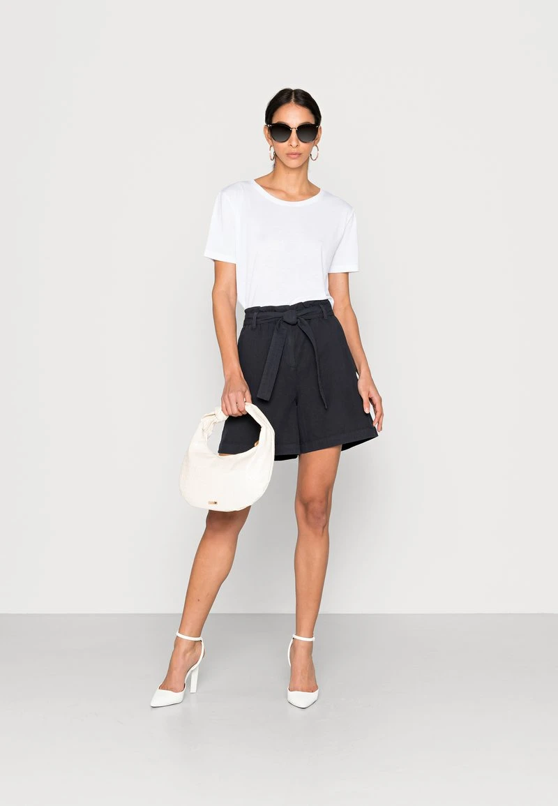 PAPERBAG STYLE, WIDE LEG - Shorts - deep sky Marc O'Polo Damen PAPERBAG STYLE, WIDE LEG - Shorts - Deep Sky -Marc O'Polo Verkäufe f2ff38791ac14b138107a1d4c045a088