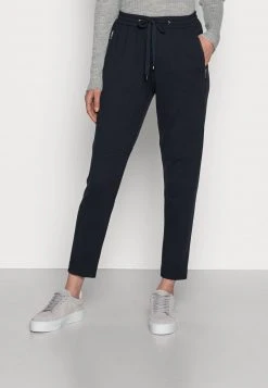 Marc O'Polo PANTS LONTTA FIT ANKLE LENGTH CUTLINES ZIPPER POCKETS - Jogginghose - Deep Blue Sea | Damen