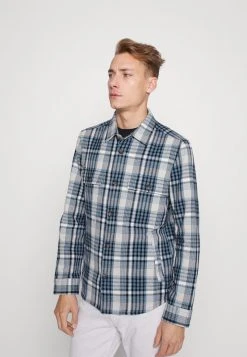 Marc O'Polo OVERSHIRT LONG SLEEVE - Übergangsjacke - Multi/stormy Sea | Herren