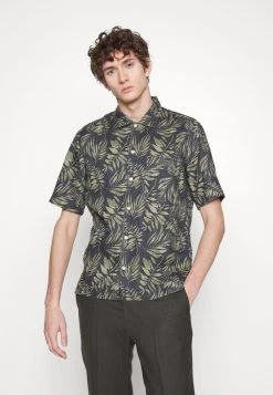 Marc O'Polo SLIT AT SIDE SEAM - Hemd - Multi/olive | Herren