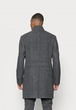 Marc O'Polo COAT REGULAR FIT FULLY LINED STAND UP COLLAR FIVE BUTTONS - Klassischer Mantel - Dark Grey Melange | Herren -Marc O'Polo Verkäufe f8065aed86934f4abad27b83d743a1b3