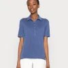 Marc O'Polo Damen SHORT SLEEVE GARMENT DYED - Poloshirt - Noble Blue