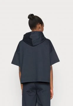 Marc O'Polo HOOD SHORT SLEEVES - Kapuzenpullover - Deep Blue Sea | Damen -Marc O'Polo Verkäufe f9b965cc93c14d4582ff3541e8f6a75e