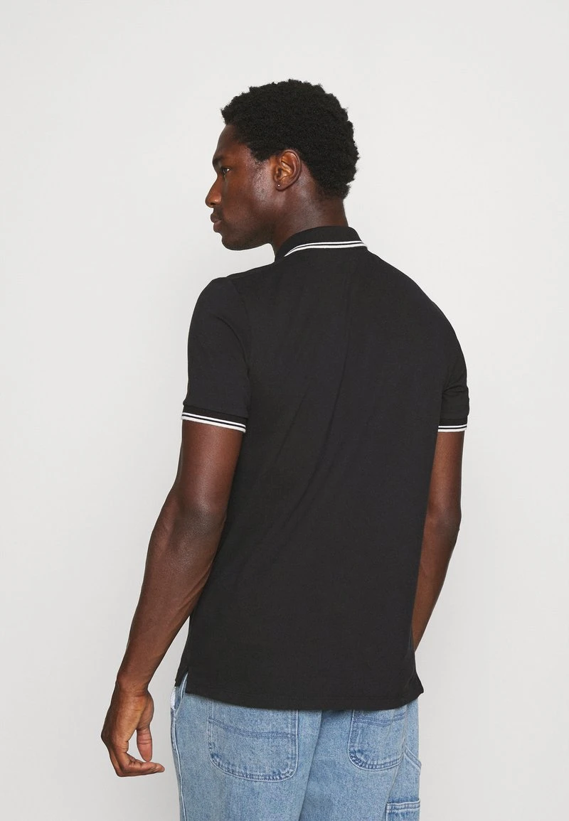 Marc O'Polo Herren SHORT SLEEVE CONTRAST TIPPING - Poloshirt - Black 3 Marc O'Polo Herren SHORT SLEEVE CONTRAST TIPPING - Poloshirt - Black – Bild 3