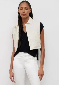 Marc O'Polo Weste - White Cotton | Damen