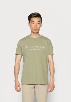 Marc O'Polo Herren SHORT SLEEVE CLASSIC INSIDE CHEST PRINT - T-Shirt Print - Avery Fern