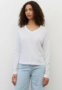 Marc O'Polo Damen LONGSLEEVE - Langarmshirt - White