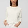 Marc O'Polo Damen Strickpullover - Paper White