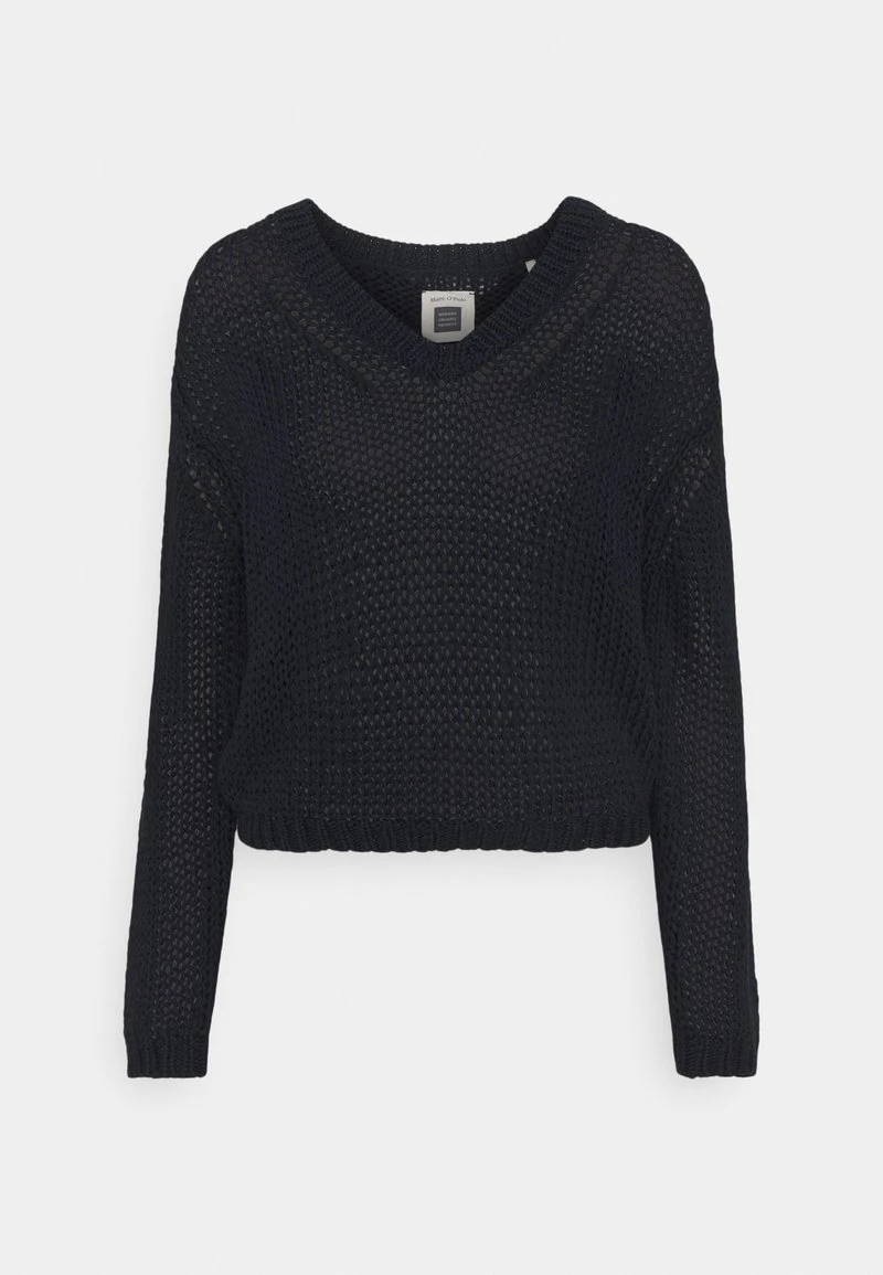 Marc O'Polo LONG SLEEVE V NECK - Strickpullover - Night Sky | Damen 1 Marc O'Polo LONG SLEEVE V NECK - Strickpullover - Night Sky | Damen
