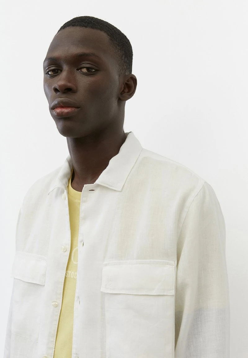 Marc O'Polo Herren OVERSHIRT AUS REINEM - Hemd - Silver Fern 4 Marc O'Polo Herren OVERSHIRT AUS REINEM - Hemd - Silver Fern – Bild 4