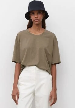 Marc O'Polo FLIESSENDEM - T-Shirt Basic - Nutshell Brown | Damen